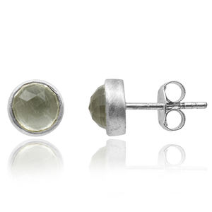 925สเตอร์ลิงเงินแลบราโดไรต์อัญมณีเคลือบด้านต่างหูชุบทองทันสมัยสำหรับผู้หญิงและเด็กผู้หญิงสำหรับงานแต่งงาน - Product Image 4