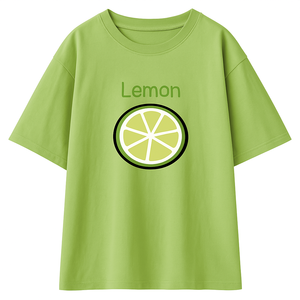 Camiseta gráfica de algodón de gran tamaño para mujer, ropa de calle informal, camiseta de verano holgada para niñas - Product Image 1