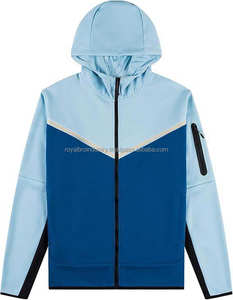 Conjunto Deportivo de Fútbol para Hombre, Diseño Moderno, con Cierre, 100% Algodón, Ropa Deportiva Informal - Product Image 4