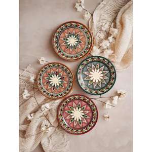 Tajín Marroquí Auténtico, Olla de Cerámica Hecha a Mano, Tajín Tradicional para Horno y Estufa, Resistente al Calor, Ecológico para Cocinas - Product Image 1