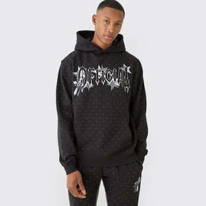 Conjunto Deportivo para Hombre, Dos Piezas, Sudadera con Capucha y Pantalones Jogger Estampados, Estilo Casual - Product Image 5