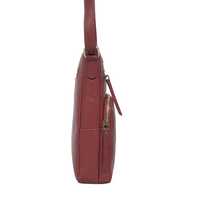 Sac bandoulière bohème vintage en cuir véritable, avec pompon, tannage végétal (VT), pleine fleur, finition italienne polie, véritable cuir