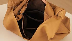 Sac fourre-tout en cuir véritable pour femmes Sac à main Soft Shoulder Slouchy Shopping Gift for Her LHB-0027 - Product Image 5