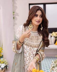 Vestido Formal de Trabajo para Mujer, Moderno, de Excelente Calidad, Último Modelo 2025-2026, Salwar Kameez de Algodón para Fiesta 01129 - Product Image 6