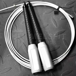 เชือกกระโดดปรับได้สำหรับออกกำลังกายและฝึกคาร์ดิโอเชือกกระโดดพร้อมที่จับหนังดีไซน์สำหรับทุกเพศ - Product Image 6