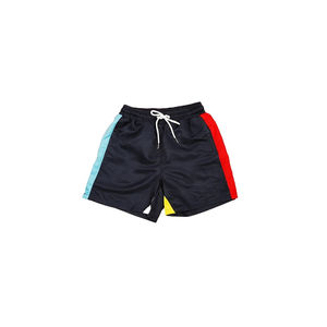 กางเกงขาสั้นเล่นกีฬาของผู้ชายแบบปรับแต่งได้2025กันลมไนลอนระบายอากาศได้ดีเอวขนาดกลางแบบเย็บปะสีพื้นสไตล์ลำลอง - Product Image 6