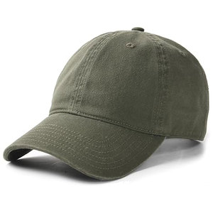 Gorra de Béisbol Unisex Verde Oliva de 6 Paneles, Ajustable, de Algodón, Color Sólido, para Adultos - Product Image 5