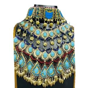 Ensemble de bijoux de collier respirant léger pour les mariages Ensembles de bijoux brodés à col complet artificiel haute performance - Product Image 6