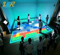 Projecteur de sol interactif pour enfants, jeu de réalité augmentée, jeux de sol interactifs avec capteur de mouvement, jeu de projection interactive sur le sol