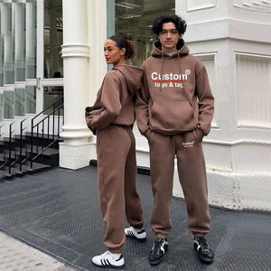 Conjunto Deportivo Personalizado Unisex de 2 Piezas, Sudadera Holgada de Manga Larga para Hombre y Mujer, Conjunto Deportivo con Sudadera y Pantalones Deportivos 2026 - Product Image 5