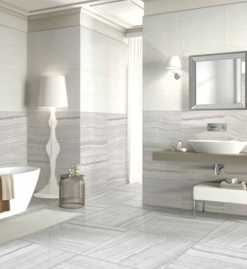 Carreaux vitrifiés au sol et au mur 600x600mm en porcelaine numérique avec finition brillante pour hôtels - Product Image 6