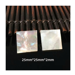 Copos de concha de abulón para incrustaciones de mosaico utilizadas en artesanías de joyería hechas a mano y decoración de madera - Product Image 5