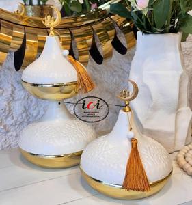 Nouvelle tendance or-fini Design Unique multi-usages Ramadan Eid Hajj Festival décoratif fête vaisselle élégant décor de Table - Product Image 5