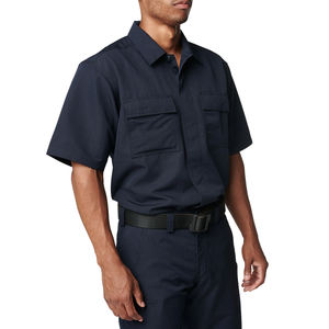 Camisa Casual de Manga Corta para Hombre, 100% Poliéster, Alta Calidad, Uniforme de Verano al por Mayor para Guardias de Seguridad, 2026 - Product Image 2