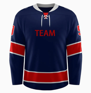 Ensemble de maillot de hockey sur glace personnalisé avec pantalon OEM ODM Teamwear Design personnalisé pour les équipes sportives professionnelles - Product Image 2