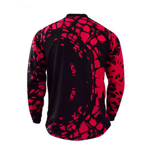 Vente en gros de chemises de moto de course à séchage rapide pour hommes avec design personnalisé sublimé maillot de motocross - Product Image 4