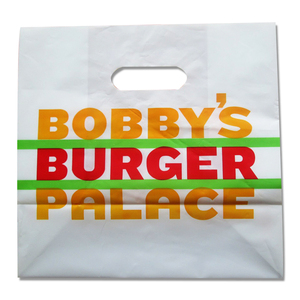 Bolsa de compras troquelada multicolor de alta calidad, bolsas de compras reutilizables con logotipo personalizado reutilizables hechas en Vietnam - Product Image 3