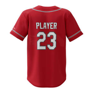 Nouveau design 2025 maillot de baseball pour hommes OEM/ODM maillot de baseball pour hommes imprimé de logo personnalisé en stock - Product Image 3