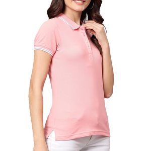 Design moderne pour femmes à la mode pour Polo Tissu en polyester de haute qualité pour tenues de soirée décontractées Essentiels de mode saisonniers solides - Product Image 5