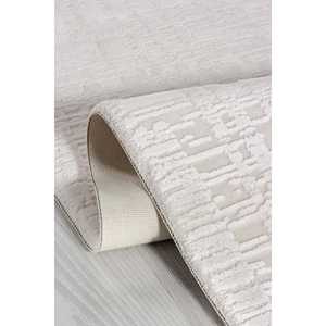 Serenade SE010 White Soft Textured Carpet Long-Lasting Area <b>Rug</b> <b>Set</b> - Product Image 2