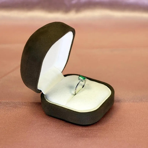 Handmade 925 Sterling <b>Silver</b> <b>Emerald</b> <b>Ring</b> High Quality May Birthstone Genuine Green Gemstone <b>Ring</b> for Weddings & Party - Product Image 2