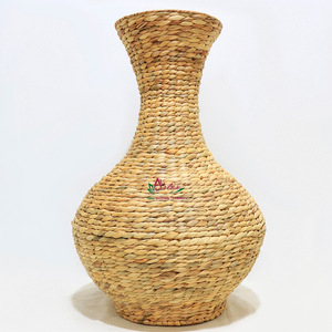 Artex Dong Thap Handmade Seagrass <b>Vase</b> Woven Flower <b>Vases</b> for Elegant Home Decor and Minimalist Floral Displays - Product Image 1