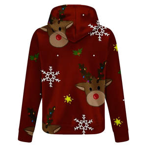 ชุดวอร์มคริสมาสต์สำหรับผู้ชายชุดวอร์มแนวแฟชั่นสไตล์คลาสสิกชุดวอร์มใส่สบาย - Product Image 5