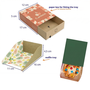 Caja <span class=keywords><strong>para</strong></span> <span class=keywords><strong>Empanadas</strong></span> con Logotipo Personalizado, con Separador <span class=keywords><strong>para</strong></span> Salsa, Caja Desechable <span class=keywords><strong>de</strong></span> Cartón <span class=keywords><strong>para</strong></span> <span class=keywords><strong>Empanadas</strong></span>, Comida Rápida <span class=keywords><strong>para</strong></span> Llevar - Product Image 6