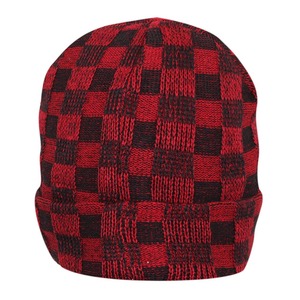 Bonnet d'hiver chaud en tricot jacquard 100% coton, logo brodé imperméable personnalisé, couleur unie - Product Image 3