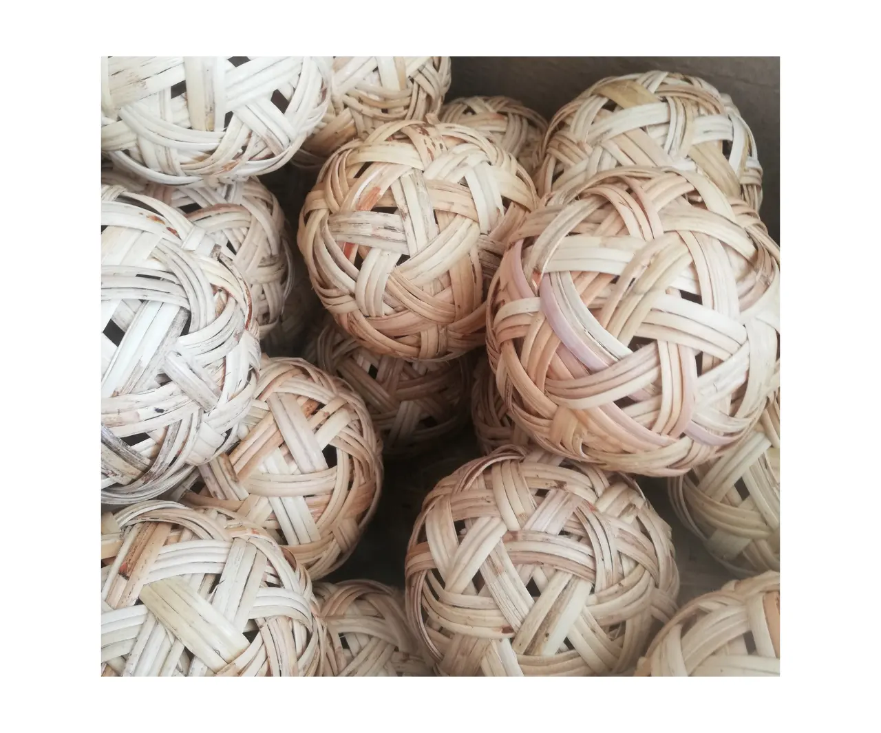 Top Products 2024 Color Round Shaped Rattan Stick Ball for Reed Diffuser - Natural Home Decoration Rattan Ball