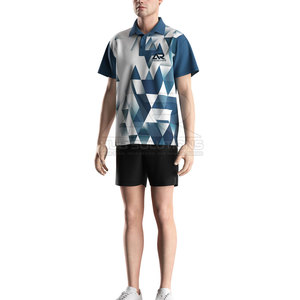 Camiseta Deportiva Cómoda para Hombre, Tejida, para Pickleball, de Alta Calidad, 100% Poliéster, de Secado Rápido - Product Image 3