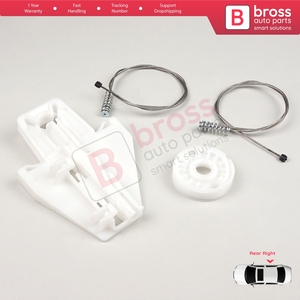 ชุดซ่อมมอเตอร์กระจกหน้าต่างด้านหลังขวา รุ่น BWR496 สำหรับรถยนต์ Toledo MK2 1M2 ปี 1998-2004 และ Leon MK1 1M1 ปี 1999-2006 แบบ 4/5 ประตู รหัสอะไหล่ 1M0839462A - Product Image 3