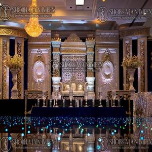 กรอบงานแต่งงาน3D ที่กำลังมาแรงสำหรับตกแต่งเวทีการตกแต่งงานแต่งงานที่หรูหรา - Product Image 3