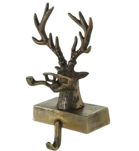 Acento decorativo de cara de ciervo de Metal de estilo Vintage, Ideal para decoración navideña del hogar, estilo de sala de estar y celebración festiva - Product Image 6