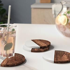 Wholesale Supply Eco Friendly Resin and Wood <b>Tea</b> Coasters Handcrafted Drink Holders <b>for</b> <b>for</b> Mugs Glasses and Cups <b>for</b> <b>sale</b> - Product Image 6