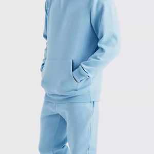 2025 Manufacture Quality Oversized Men's Tracksuit Solid Pattern Jogging Wear in Eco-Friendly <b>Material</b> for Winter - Product Image 5