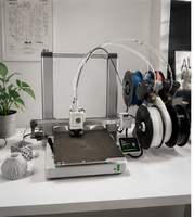 Impresora 3D Multicolor Bamboo Lab A1 Combo Versión Global, Impresora FDM de Alta Velocidad AMS Lite para Aficionados y Creadores Caseros