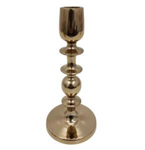 Nouvel arrivage Bougeoir décoratif en aluminium pour la maison et le mariage Finition en nickel Style américain T. light Holder Personnalisé - Product Image 3