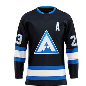Maillot de Hockey sur glace Sublimation personnalisé de haute qualité pour hommes patron de couture 2024 vente en gros 100 Polyester vêtements de sport unisexe pour adultes - Product Image 1