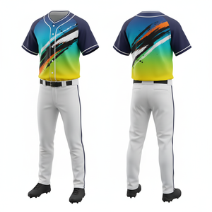 Uniforme de baseball par sublimation résistant à la décoloration 2026, personnalisé, en maille, unisexe, léger, solution de vente en gros - Product Image 1