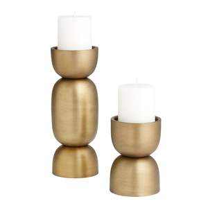Hot Selling Home <b>Decoration</b> Aluminum Metal Candle Stand <b>Gold</b> Best Design Modern Candle Holder for Wedding Table Top Decor Custom - Product Image 5