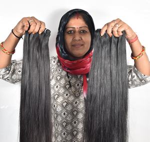 100% Natural Raw Cheap Human <b>Hair</b> Cuticle Aligned Indian Virgin Weaving <b>Kinky</b> <b>Straight</b> Bundles Temple Human <b>Hair</b> Extensions - Product Image 4