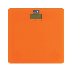 Bilancia da Bagno MSV VERRE Arancione 30*30CM - Product Image 1