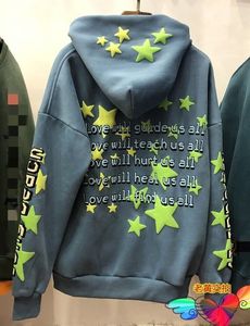 Sudadera con Capucha de Alta Calidad con Estampado de Letras en Relieve para Hombre, Venta al por Mayor y Personalización para Hombre y Mujer - Product Image 3