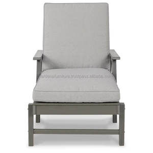 Chaises longues pliantes modernes en bois massif pour l'extérieur, ASL-045, pour la piscine et les loisirs, ARDENA, fabriqué en Indonésie - Product Image 1