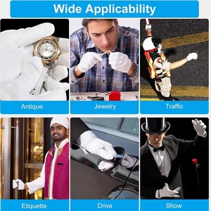 Ventas al por mayor de algodón Trabajo Guantes de jardinería Invierno Guantes DE SEGURIDAD tejidos a mano para trabajo industrial Protección laboral - Product Image 2