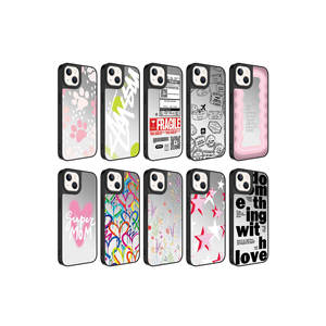 Étui de téléphone pour iPhone 13 avec finition brillante de qualité supérieure, motif cœur miroir, protection de l'appareil photo, TPU souple, électroplaqué, élégant, INS - Product Image 2