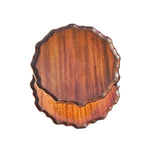 Venta fresca de fruta de madera, postre, plato de madera para servir, plato cargador de madera de alta calidad, mesa de boda ecológica - Product Image 4