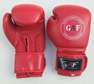 GAF Factory Direct Guantes de entrenamiento personalizables Equipo de boxeo de cuero con soporte de muñeca de Velcro Guante de boxeo profesional - Product Image 5