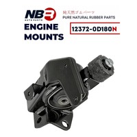 Support moteur gauche 12372-0D180 pour Toyota Corolla E140 E150 E170 Altis Matrix ZRE142 ZZE141 2ZR-FE 1ZZ-FE Automatique 2007-2016